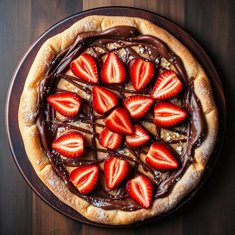Pizza Chocolate com Morango