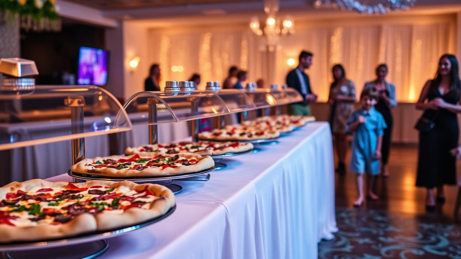 Buffet de pizza para festas e eventos